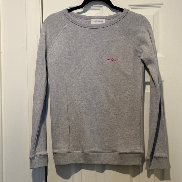 Maison Labiche Gray Sweater - Picture 1 of 4